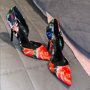 Floral heels